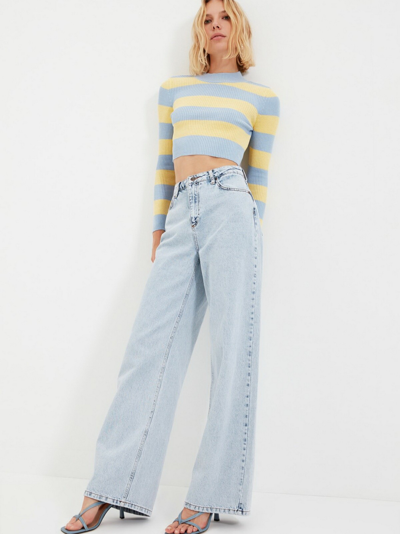 Джемпер Trendyol модель TWOAW20KZ0255/Acık Mavi Фото