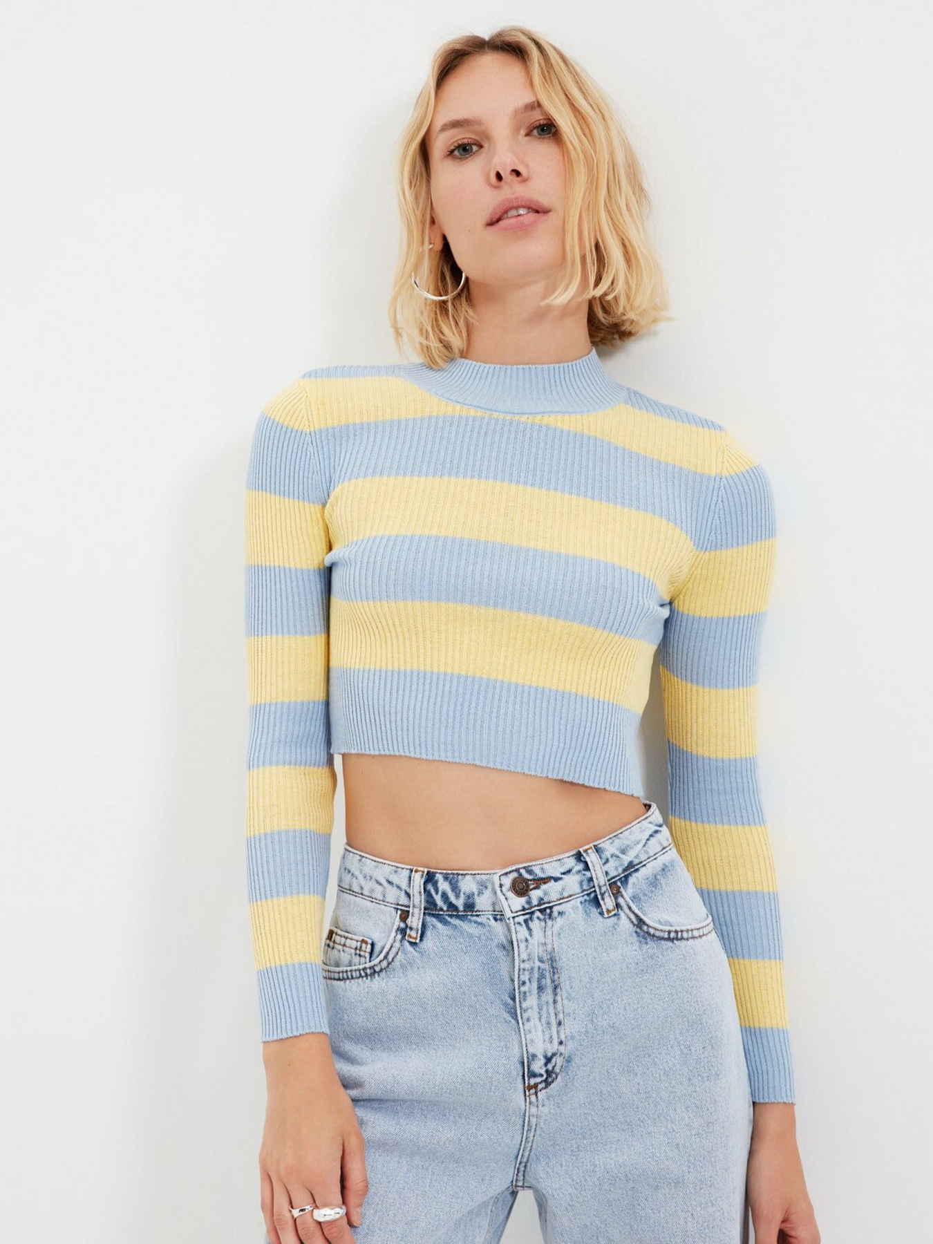 Джемпер Trendyol модель TWOAW20KZ0255/Acık Mavi Фото