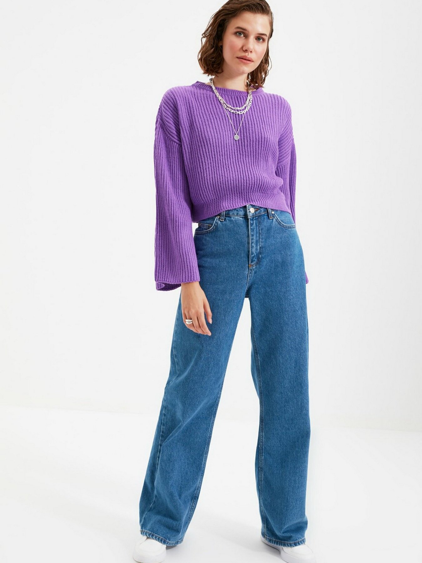 Джемпер Trendyol модель TWOAW20KZ0743/Mor Фото