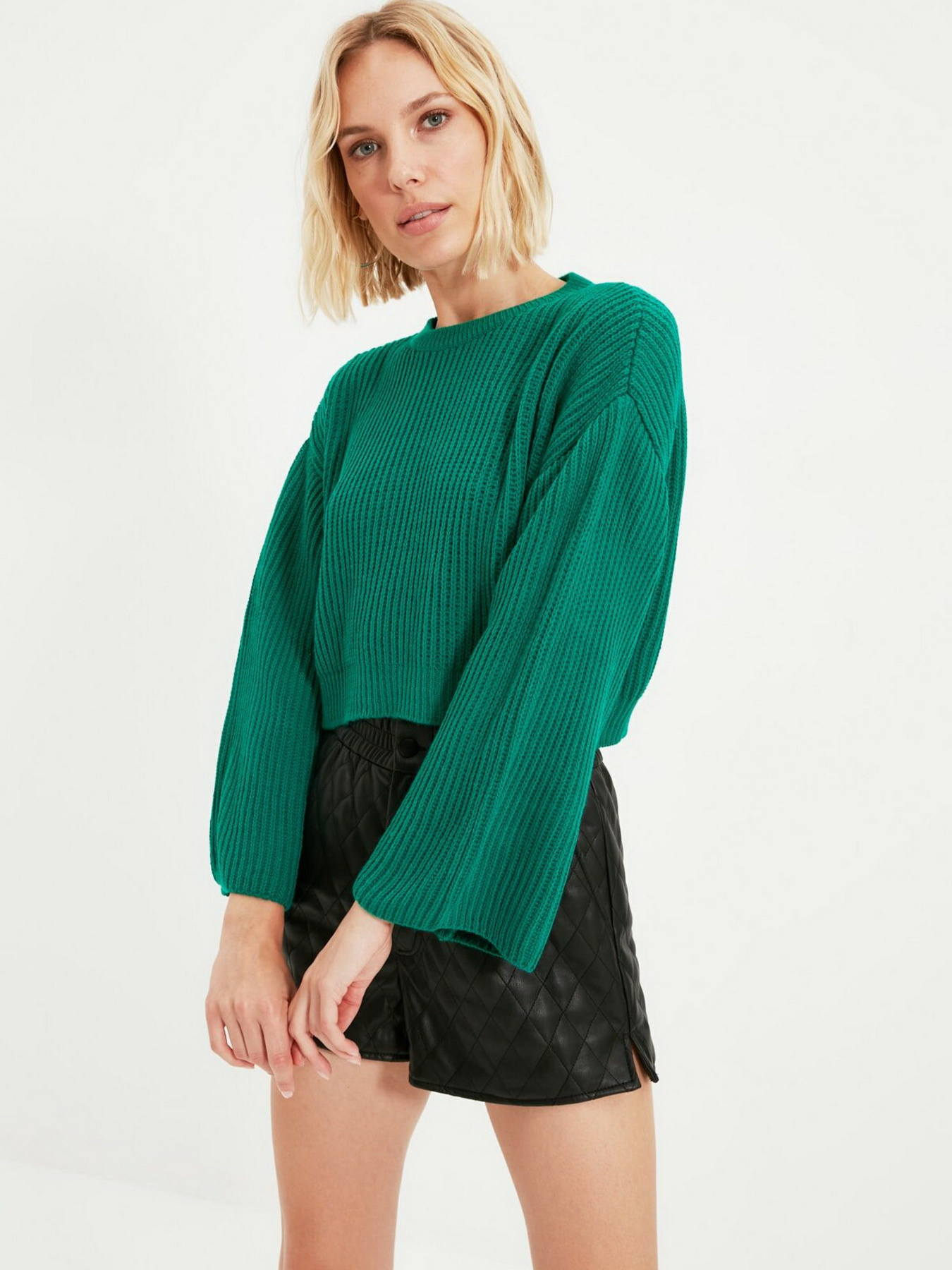 Джемпер Trendyol модель TWOAW20KZ0743/Yesil Фото