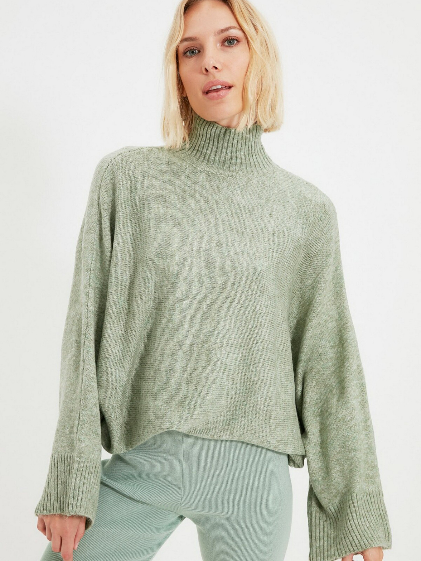 Джемпер Trendyol модель TWOAW20KZ1059/Mint Фото