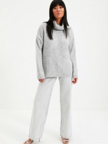 Джемпер Trendyol модель TWOAW20KZ1130/Gri Фото