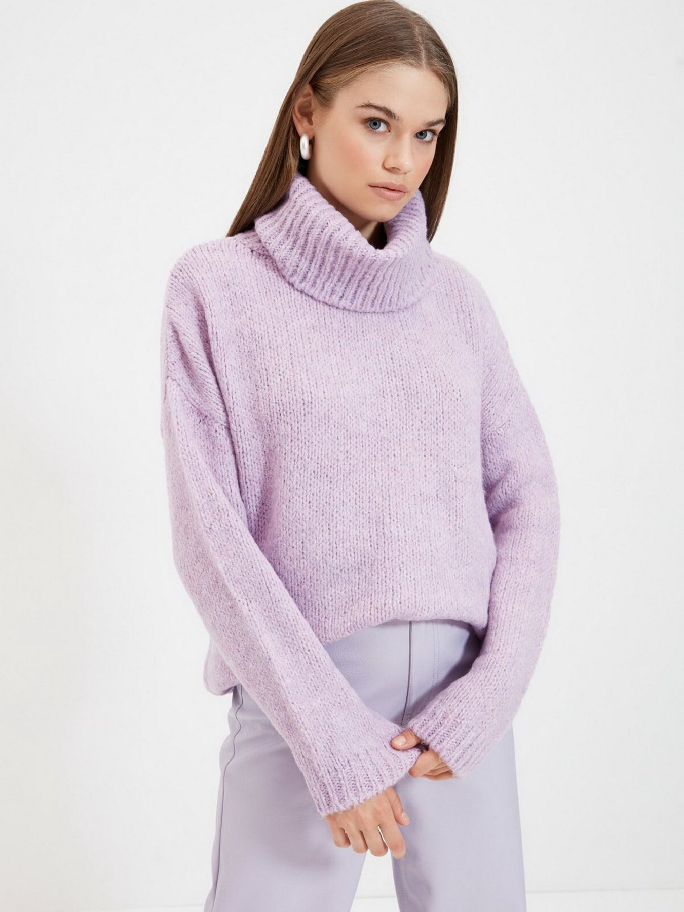 Джемпер Trendyol модель TWOAW20KZ1130/Lila Фото