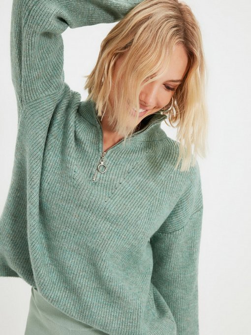 Джемпер Trendyol модель TWOAW20XS0009/Mint Фото