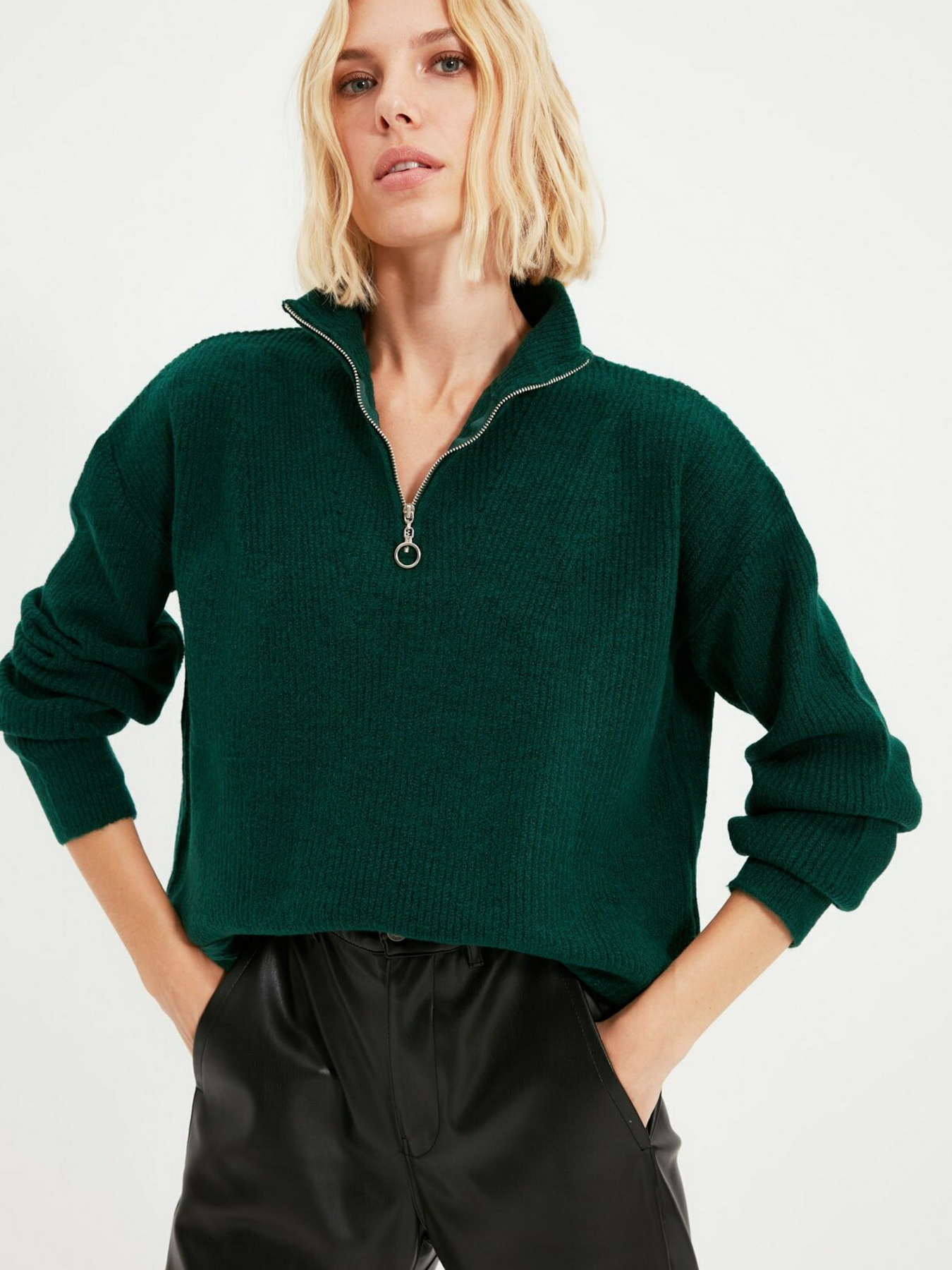 Джемпер Trendyol модель TWOAW20XS0009/Yesil Фото