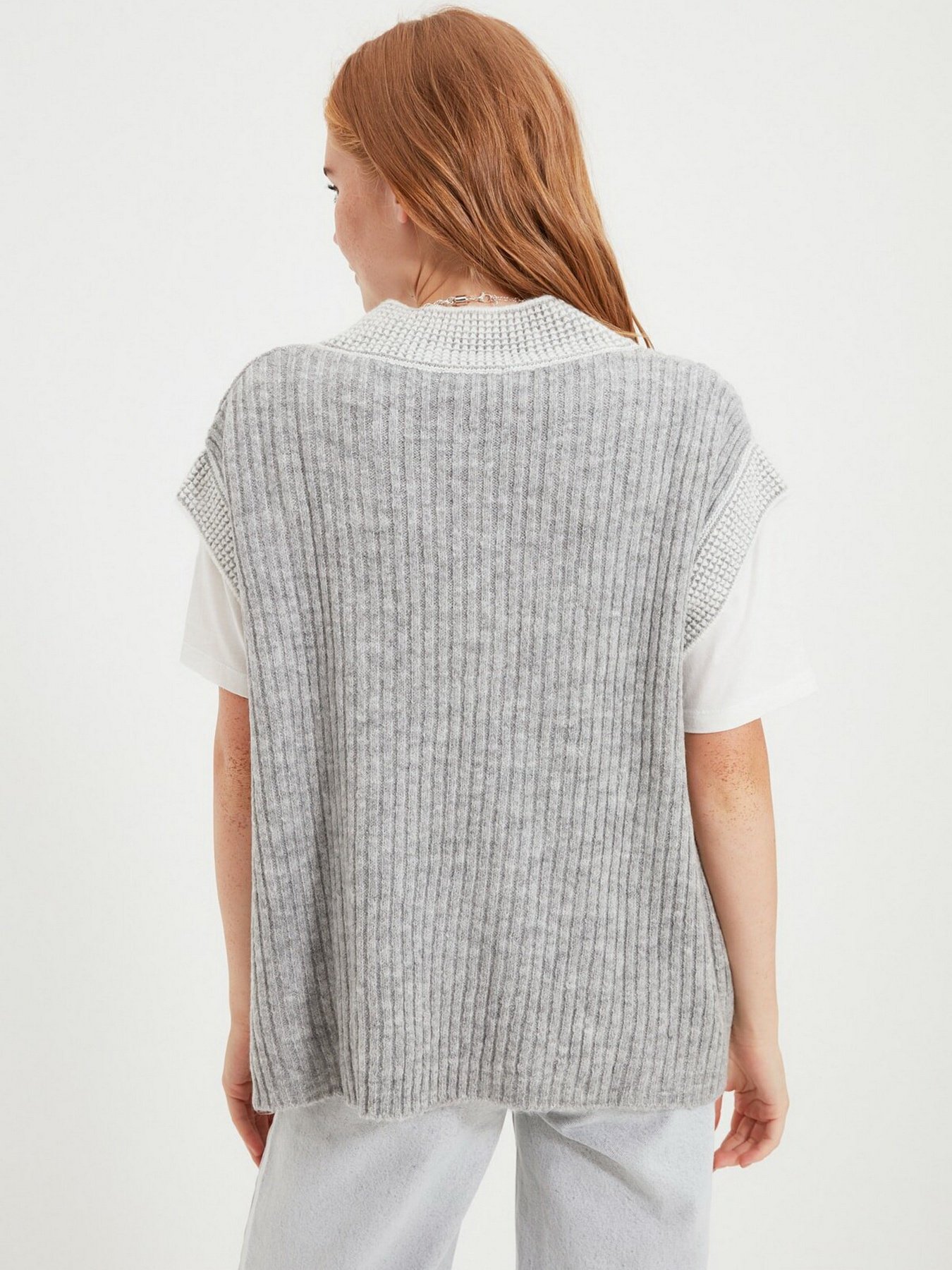 Жилет Trendyol модель TWOAW21BZ0014/Gri Фото