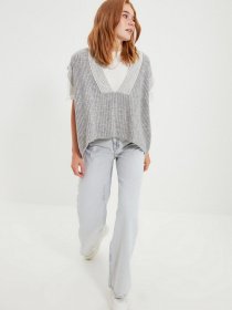 Жилет Trendyol модель TWOAW21BZ0014/Gri Фото