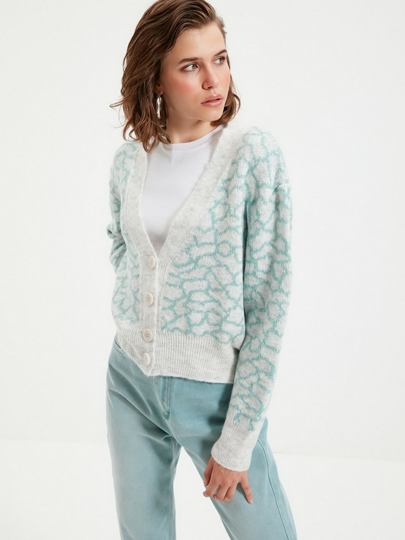 Кардиган Trendyol модель TWOAW21HI0005/Mint Фото