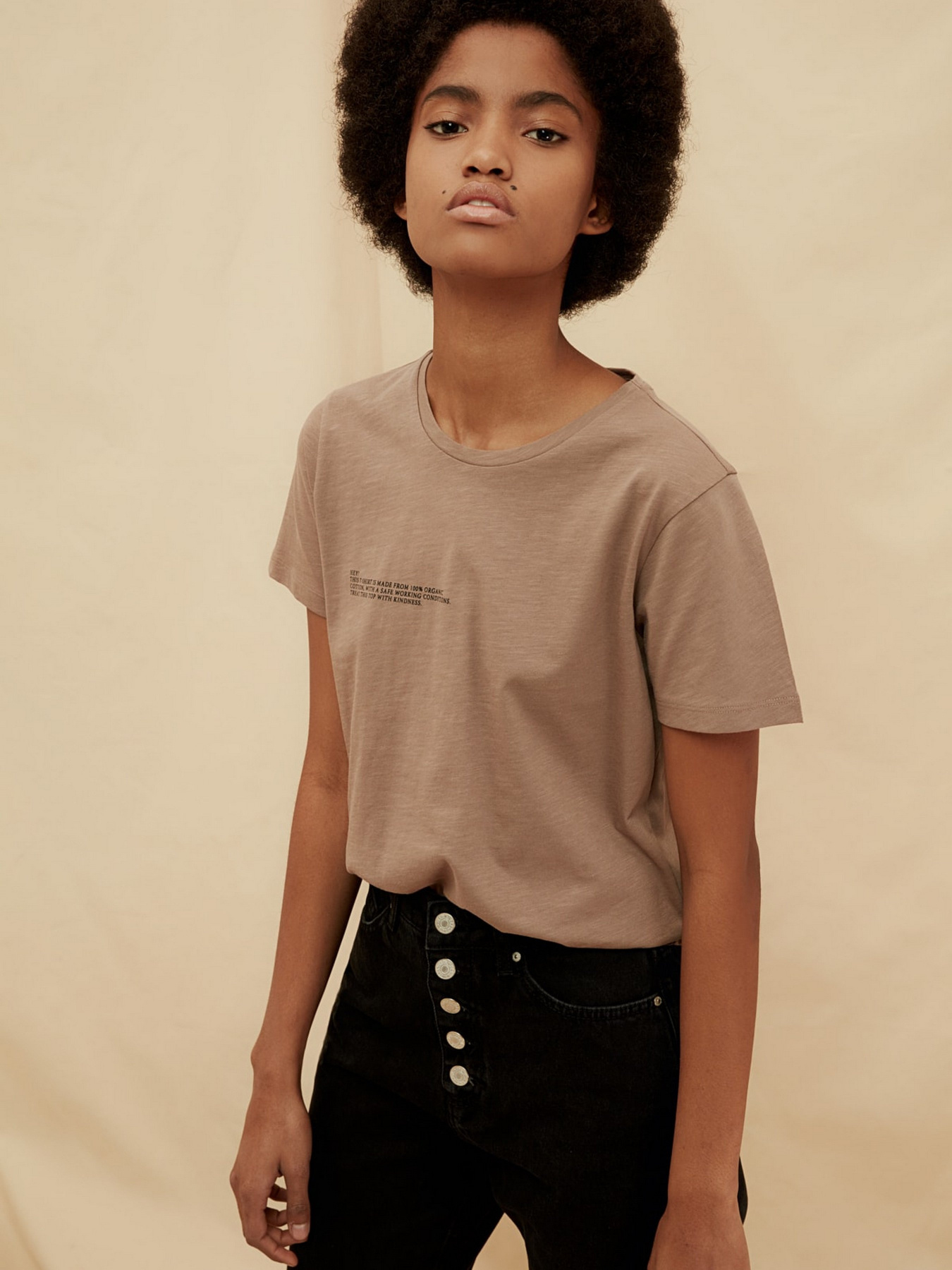 Футболки и поло Trendyol модель TWOSS21TS1414/Acik Kahverengi Фото