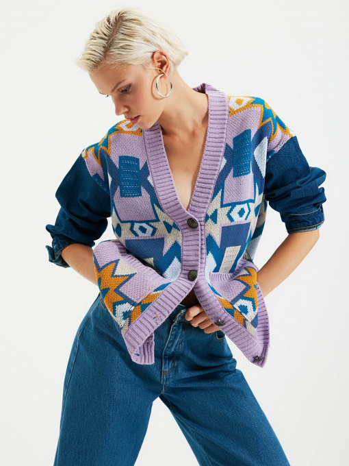 Кардиган Trendyol модель TWOAW21HI0016/Lila Фото