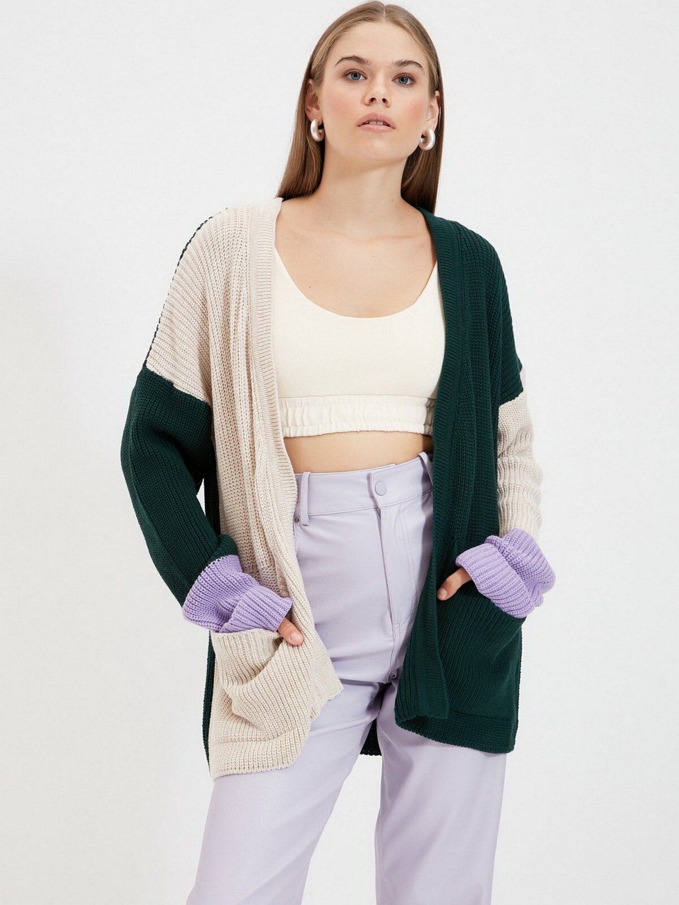 Кардиган Trendyol модель TWOAW21HI0031/Yesil Фото