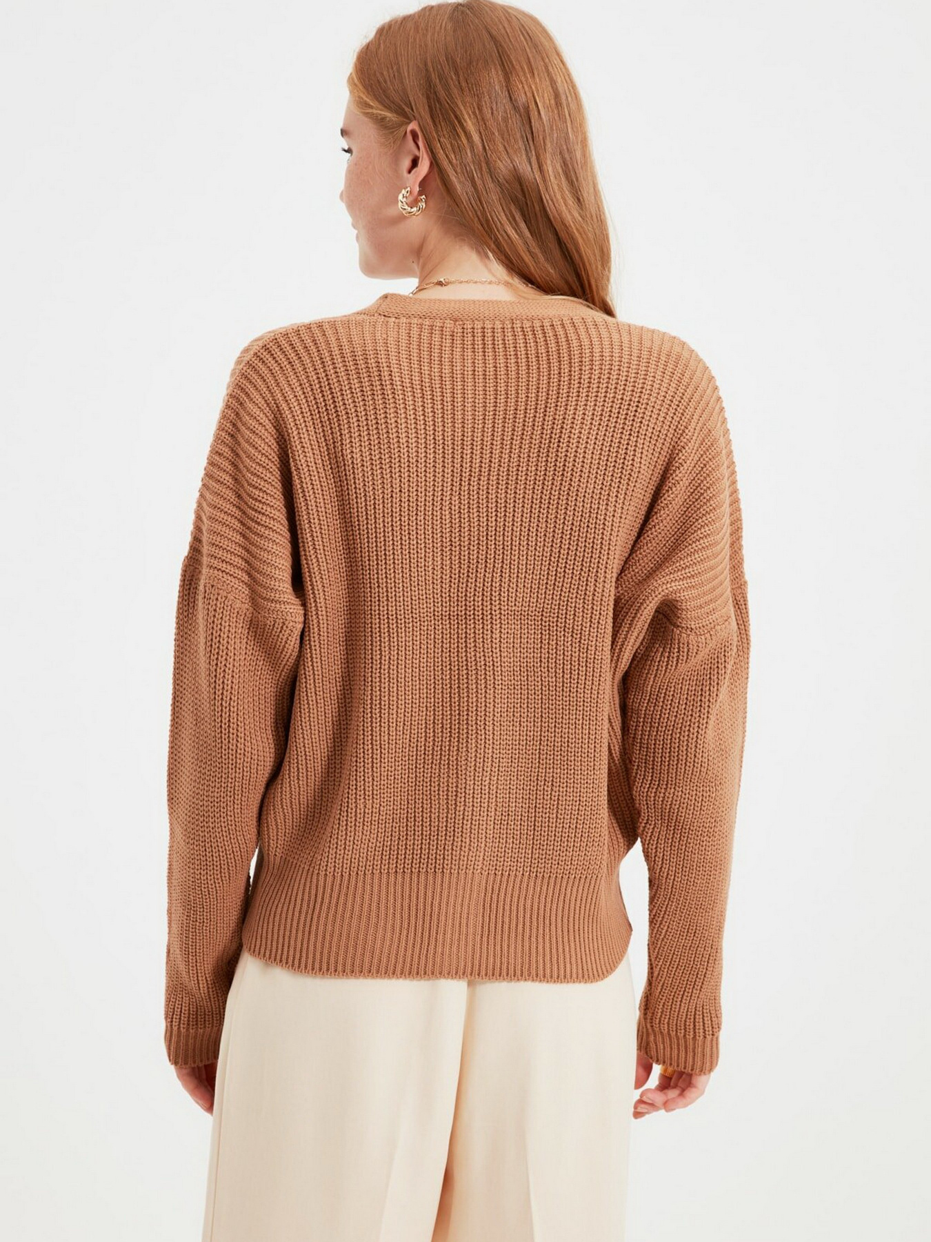 Кардиган Trendyol модель TWOAW21HI0104/Camel Фото