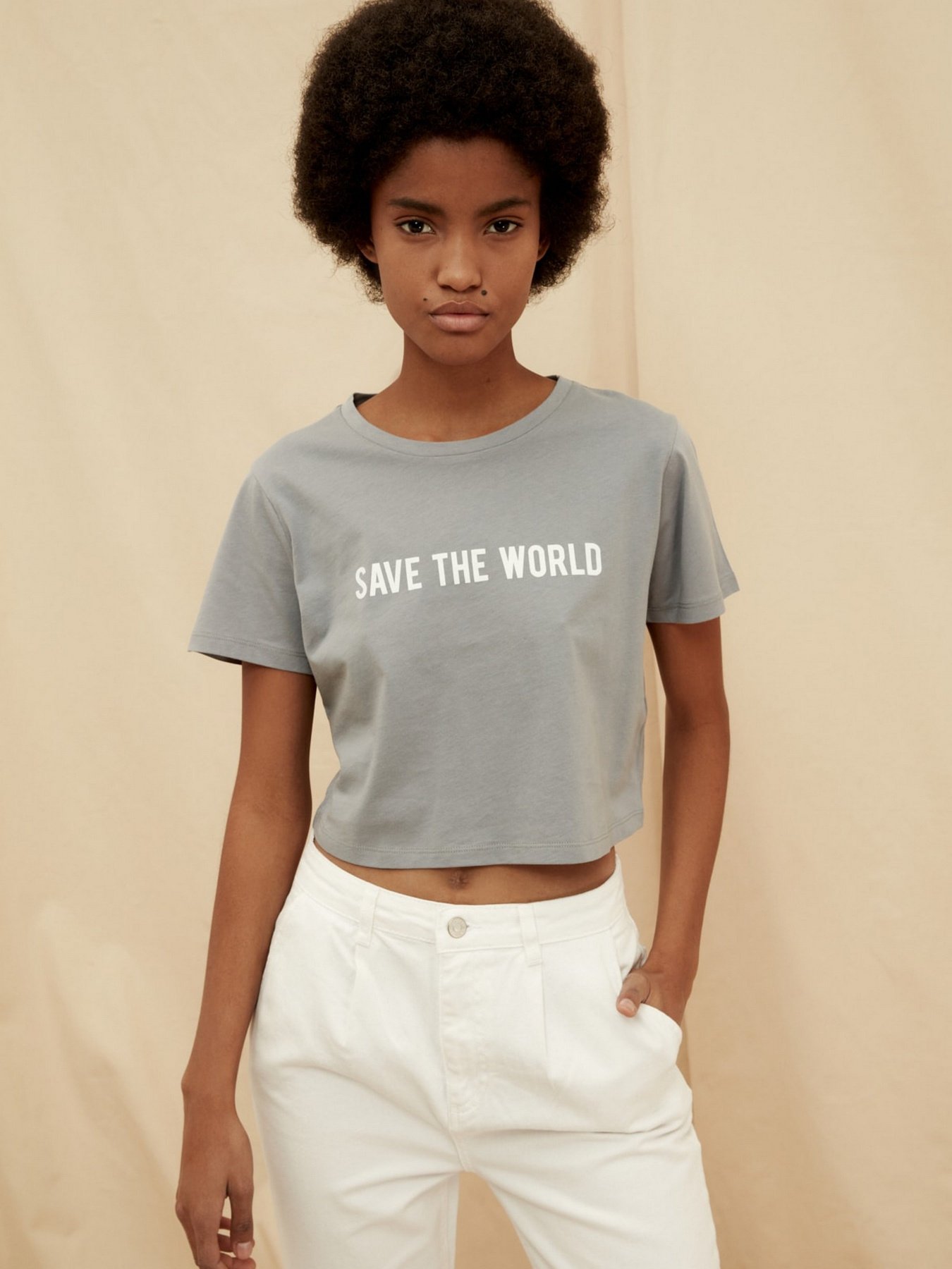 Футболки і поло Trendyol модель TWOSS20TS0922/Gri Фото