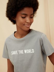 Футболки і поло Trendyol модель TWOSS20TS0922/Gri Фото