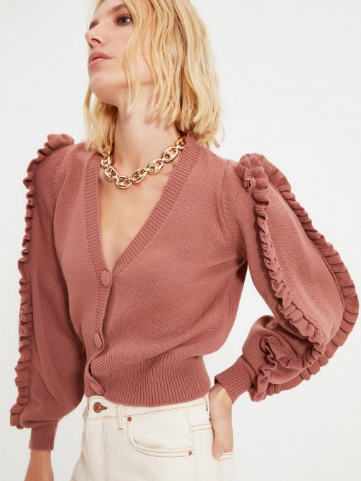 Кардиган Trendyol модель TWOAW21HI0195/Gul Kurusu Фото