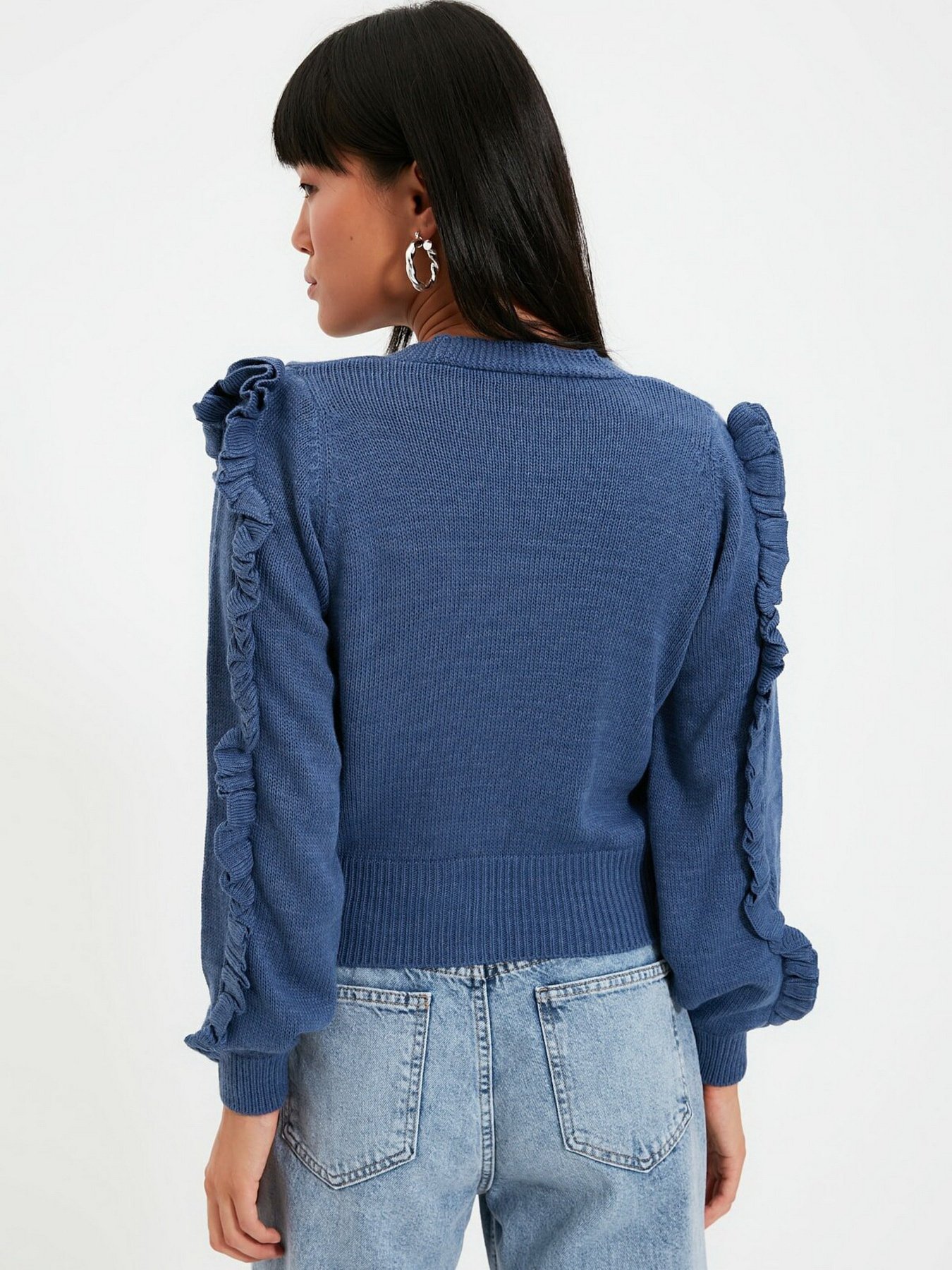 Кардиган Trendyol модель TWOAW21HI0195/Indigo Фото