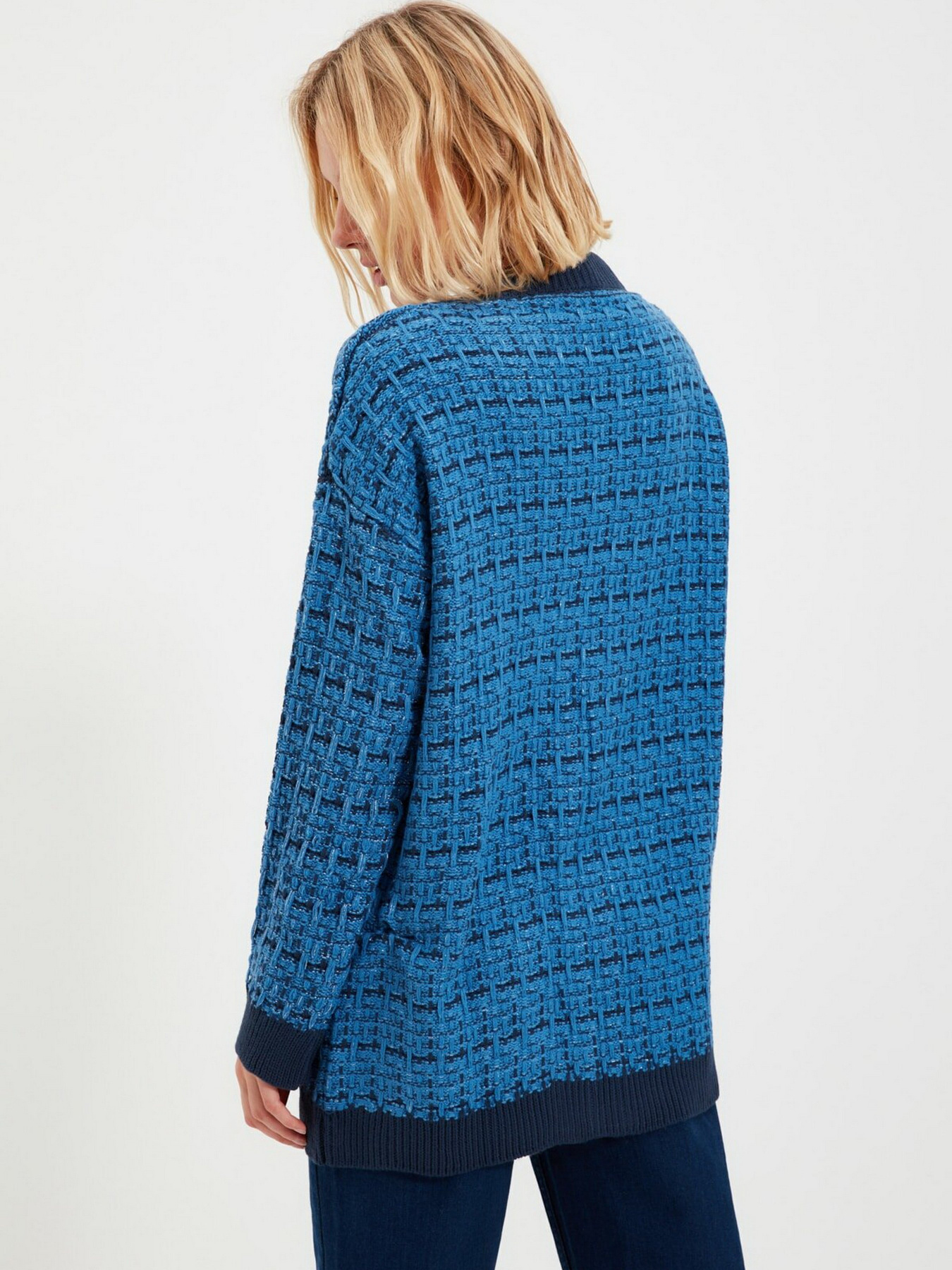 Кардиган Trendyol модель TWOAW21HI0250/Indigo Фото