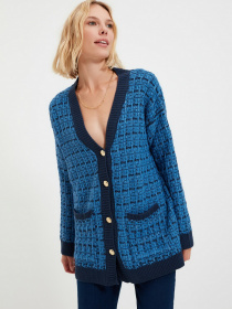 Кардиган Trendyol модель TWOAW21HI0250/Indigo Фото