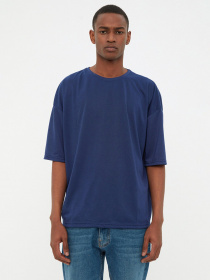 Футболка Trendyol модель TMNSS21TS0811/Lacivert Фото