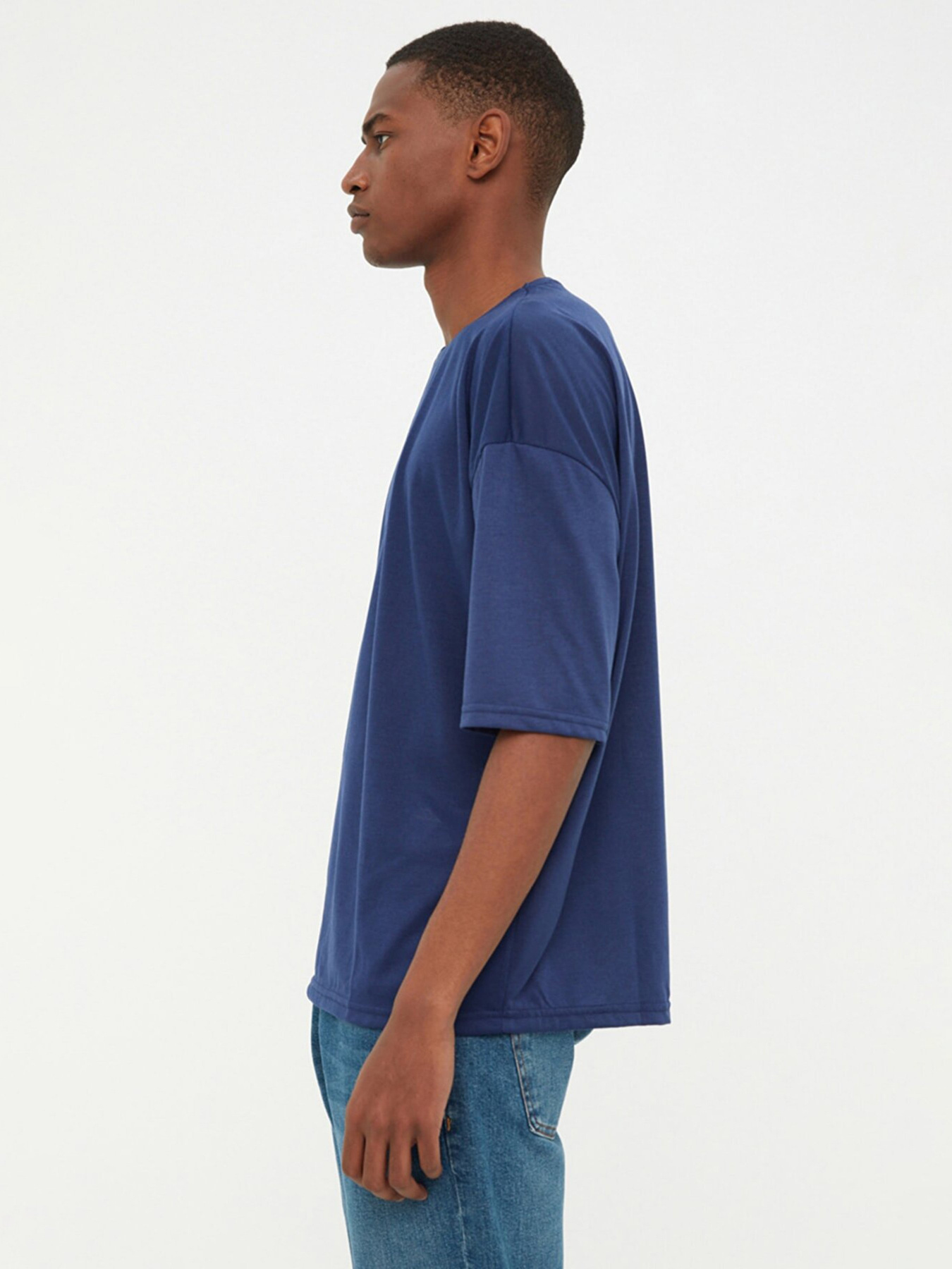 Футболка Trendyol модель TMNSS21TS0811/Lacivert Фото