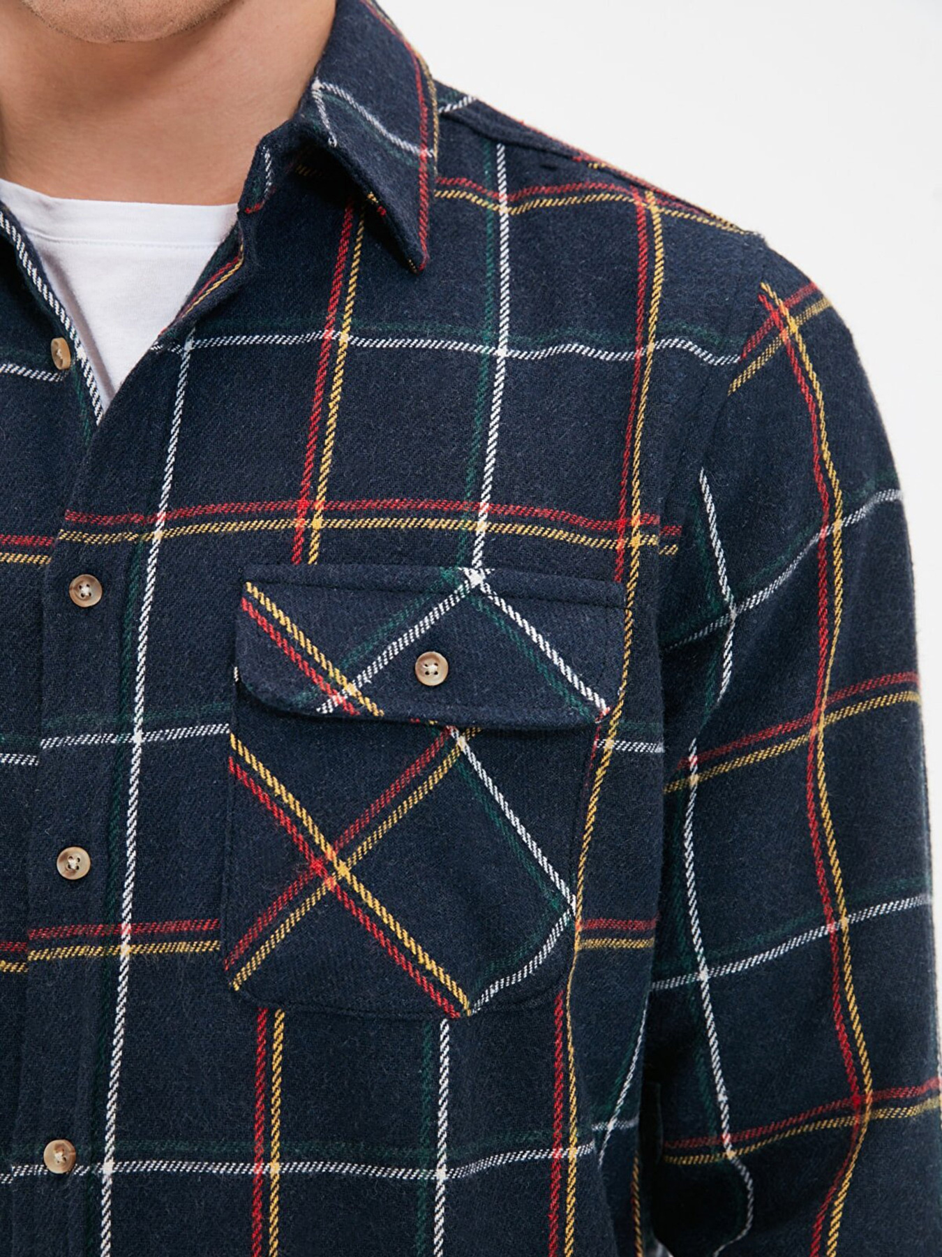 Рубашка Trendyol модель TMNAW20GO0485/Lacivert Фото