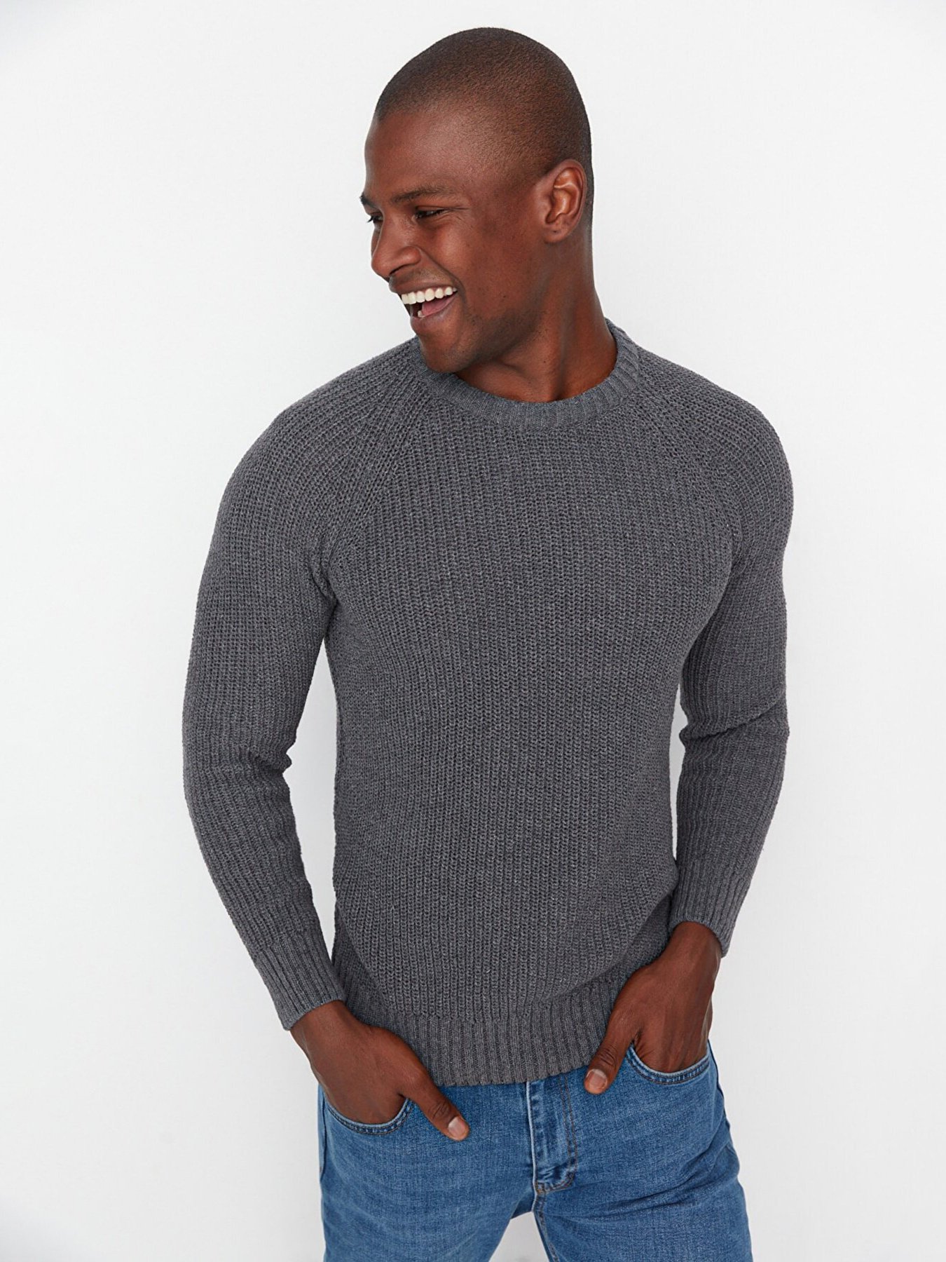 Джемпер Trendyol модель TMNAW20KZ1451/Gri Фото