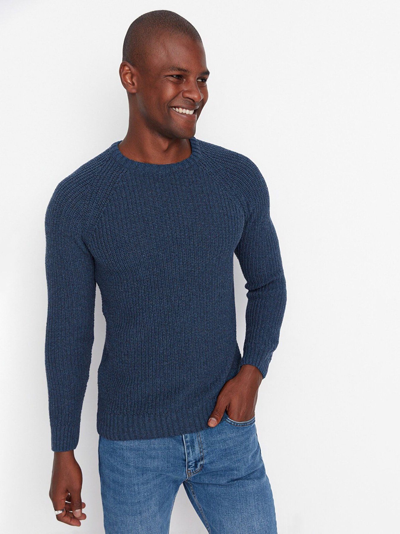 Джемпер Trendyol модель TMNAW20KZ1451/Indigo Фото