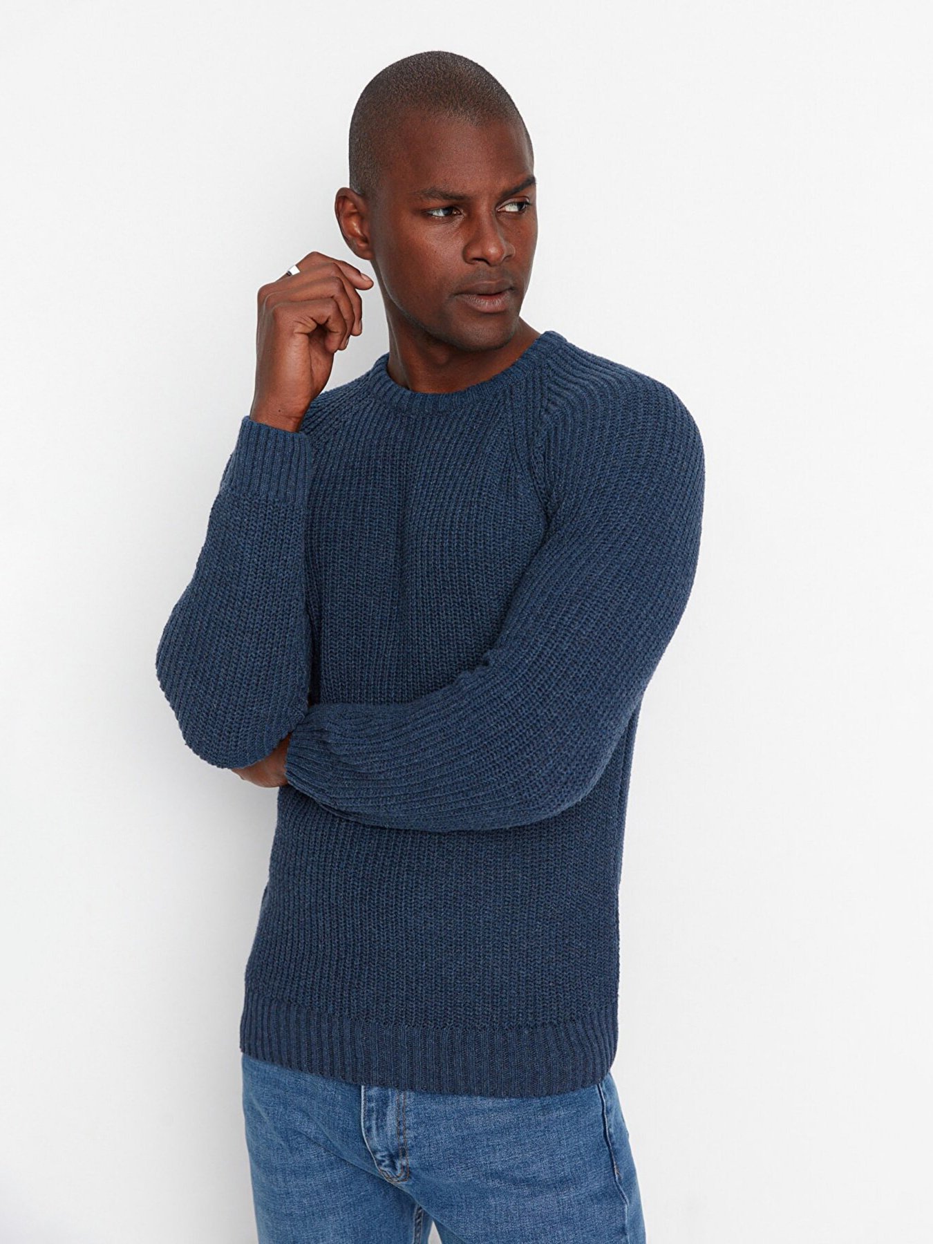 Джемпер Trendyol модель TMNAW20KZ1451/Indigo Фото