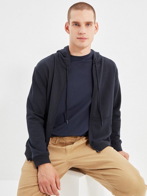 Спортивная кофта Trendyol модель TMNAW20SW0262/Lacivert Фото