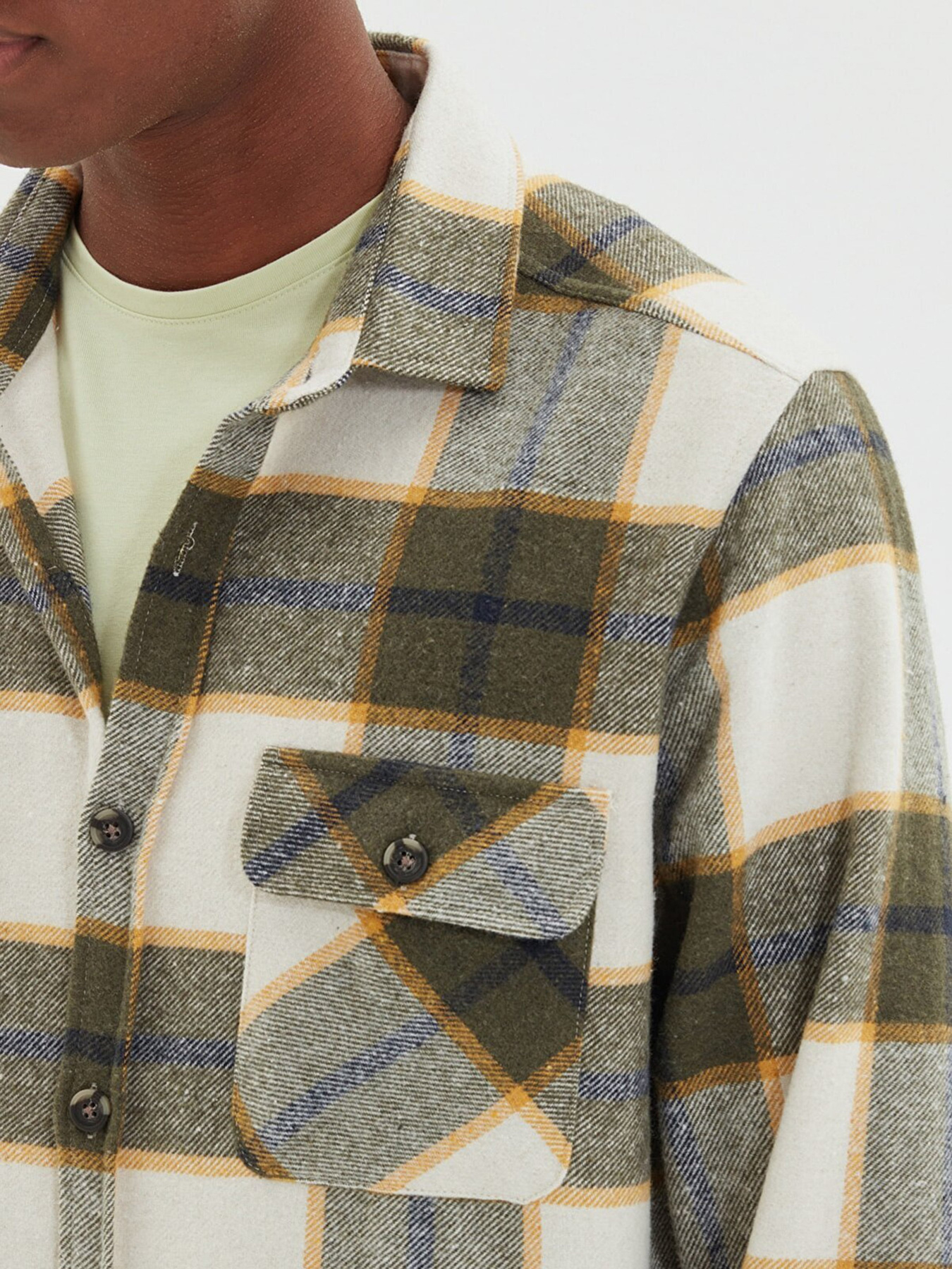 Сорочка повсякденна Trendyol модель TMNAW21GO0023/Haki Фото