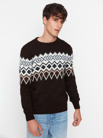 Джемпер Trendyol модель TMNAW21KZ0382/Kahverengi Фото