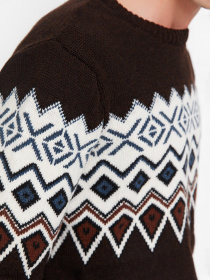 Джемпер Trendyol модель TMNAW21KZ0382/Kahverengi Фото