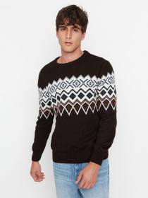 Джемпер Trendyol модель TMNAW21KZ0382/Kahverengi Фото