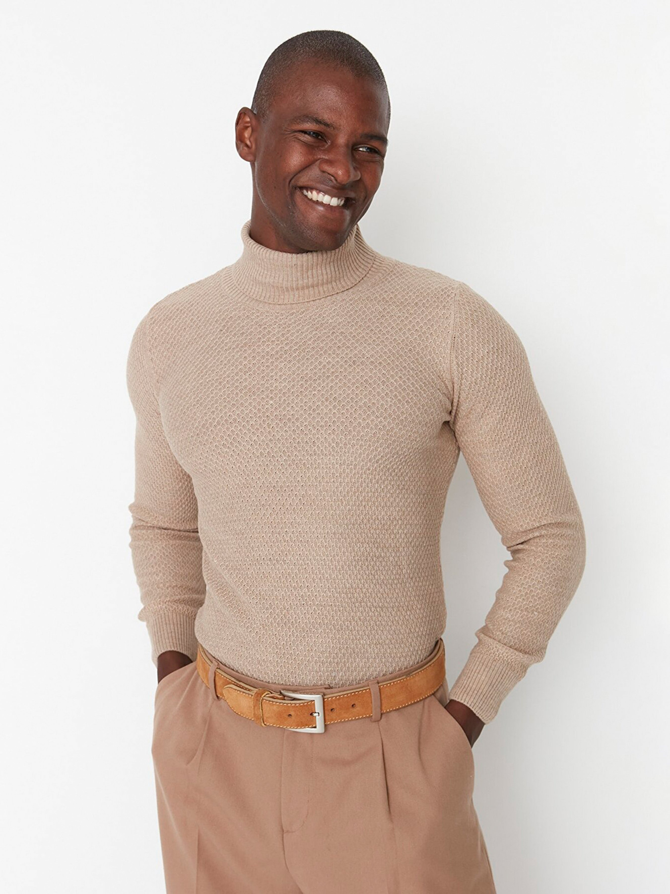 Водолазка Trendyol модель TMNAW21KZ0575/Bej Фото