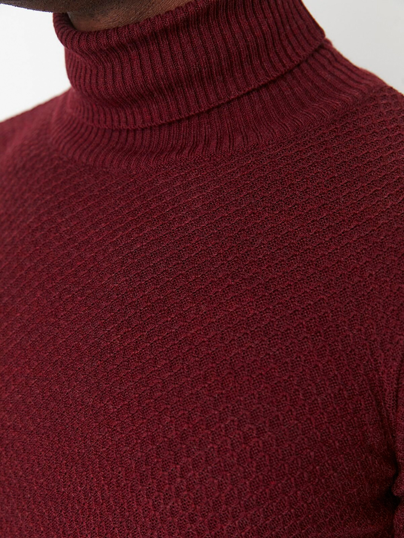 Гольф Trendyol модель TMNAW21KZ0575/Bordo Фото