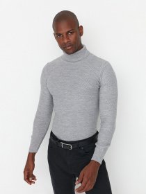 Водолазка Trendyol модель TMNAW21KZ0575/Gri Фото