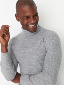 Водолазка Trendyol модель TMNAW21KZ0575/Gri Фото