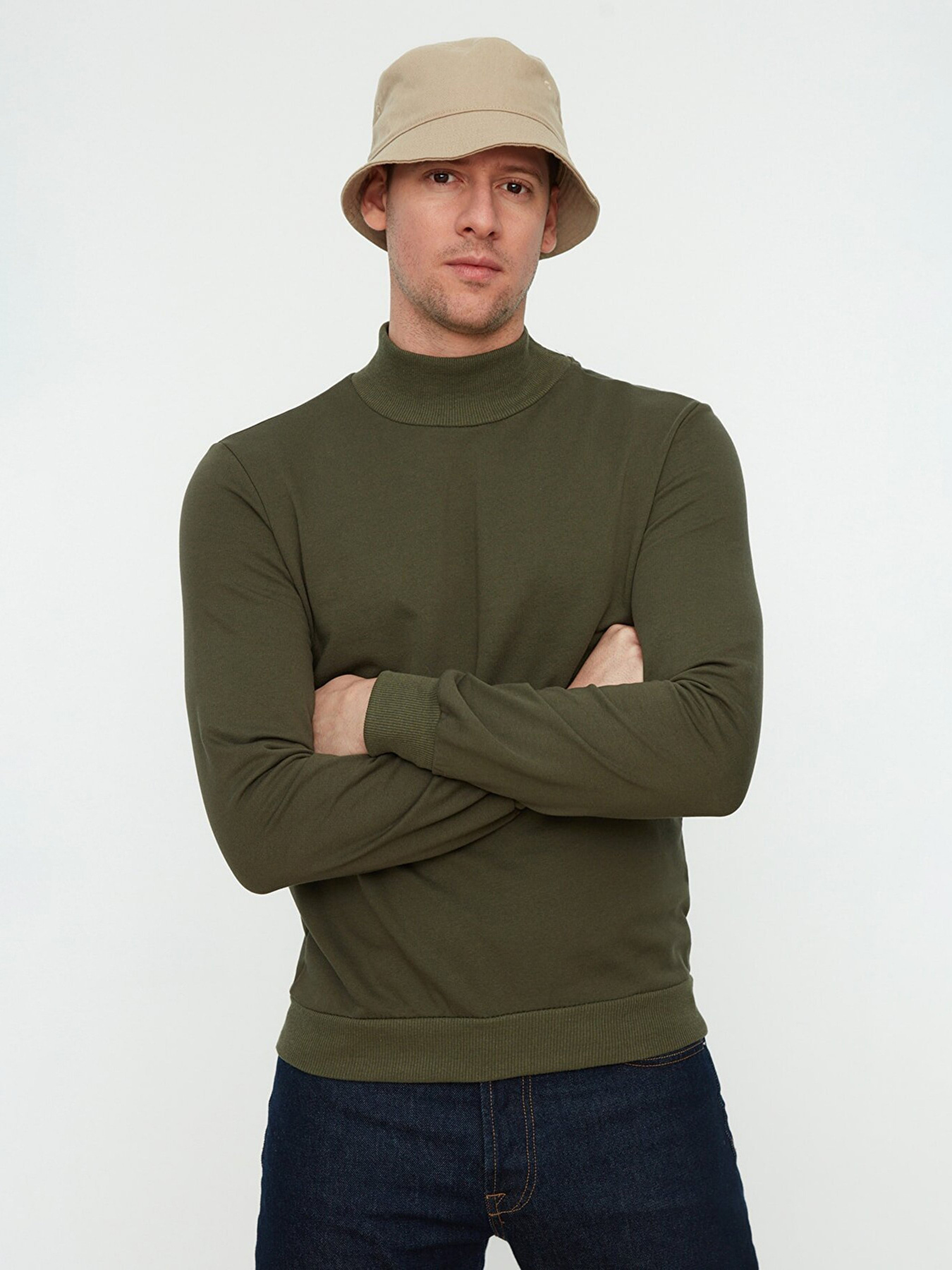 Джемпер Trendyol модель TMNAW21SW0303/Haki Фото