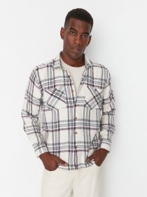 Рубашка Trendyol модель TMNAW22GO0356/Koyu Mor Фото