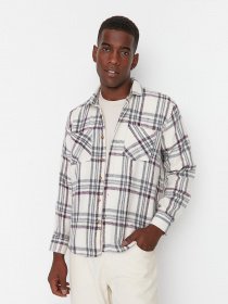 Рубашка Trendyol модель TMNAW22GO0356/Koyu Mor Фото