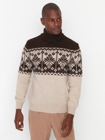 Свитер Trendyol модель TMNAW22KZ0296/Kahverengi Фото