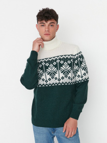 Свитер Trendyol модель TMNAW22KZ0296/Zumrut Yesili Фото