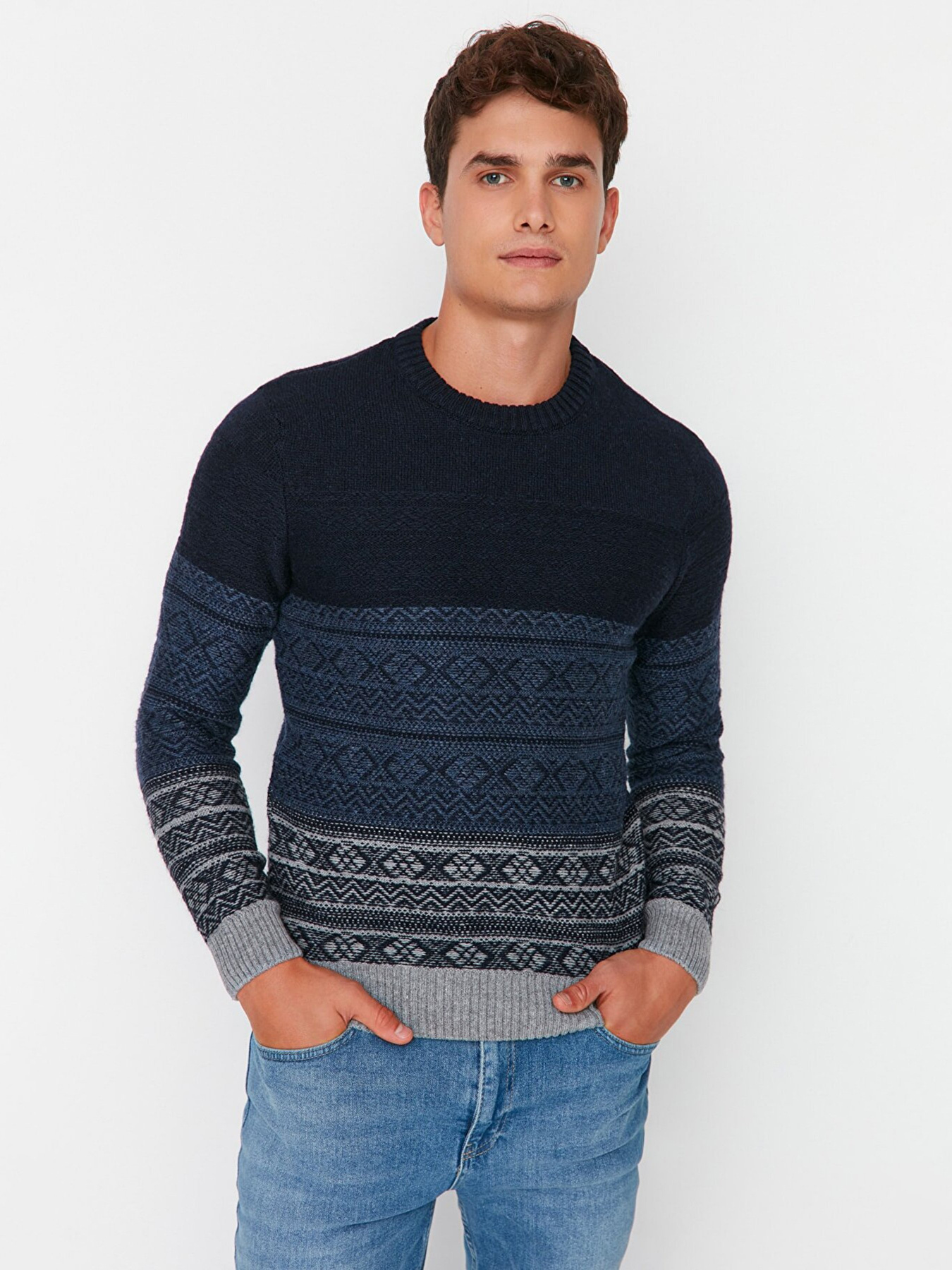 Джемпер Trendyol модель TMNAW22KZ2015/Lacivert Фото