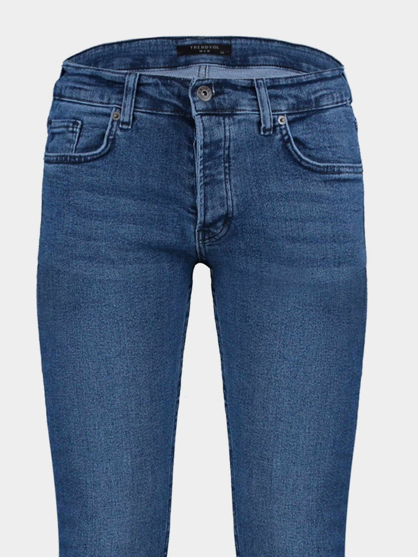 Скинни джинсы Trendyol модель TMNAW23JE00047/Indigo Фото