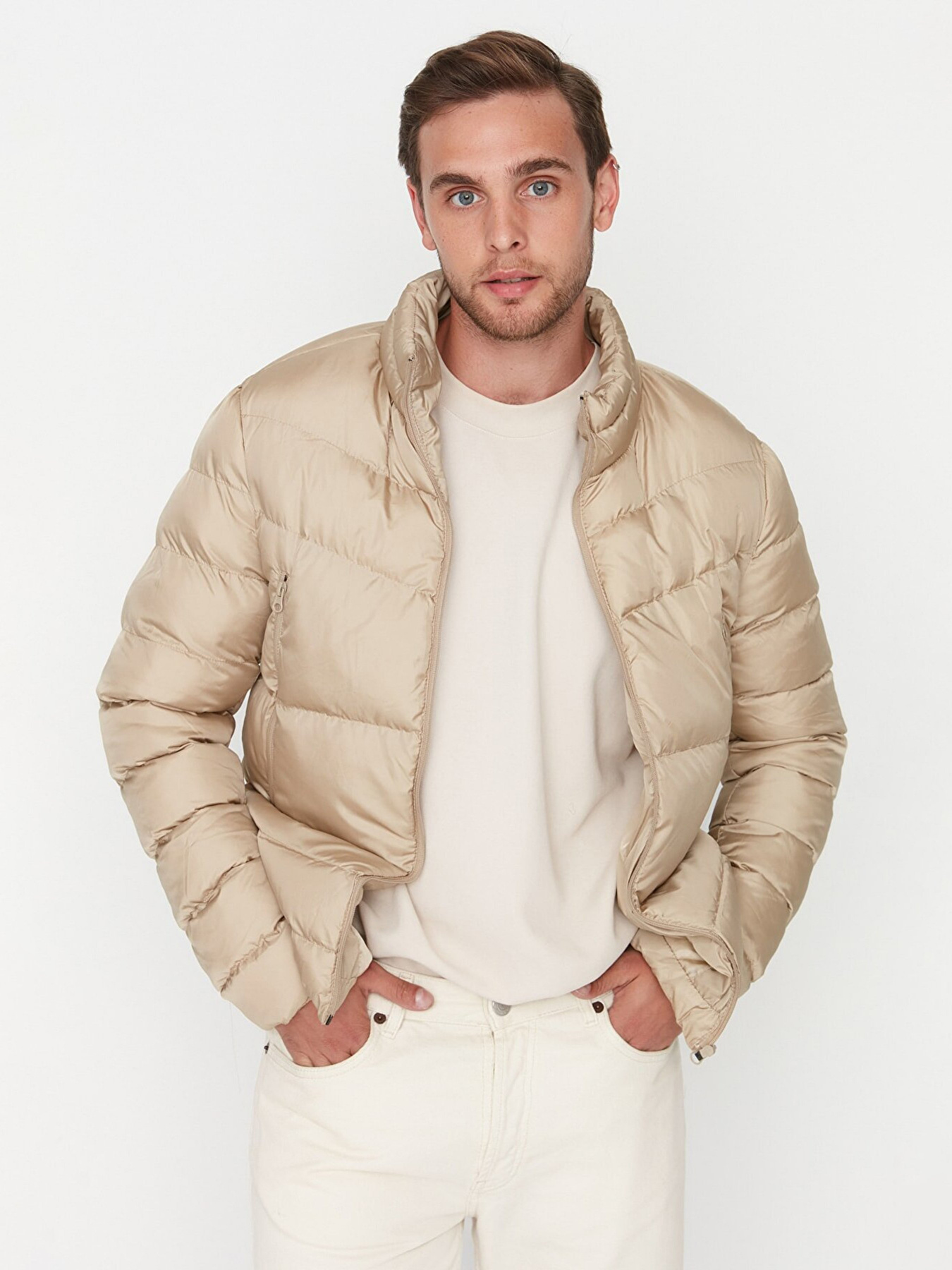 Демісезонна куртка Trendyol модель TMNAW23MO00015/Vizon Фото