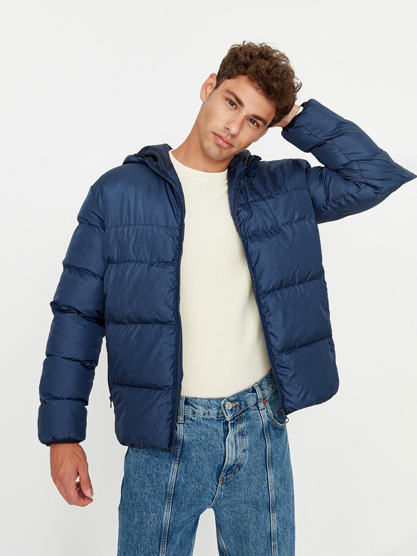 Демісезонна куртка Trendyol модель TMNAW23MO00053/Mavi Фото