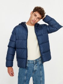 Демісезонна куртка Trendyol модель TMNAW23MO00053/Mavi Фото