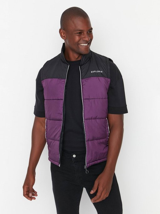 Утепленный жилет Trendyol модель TMNAW23YE00004/Mor Фото