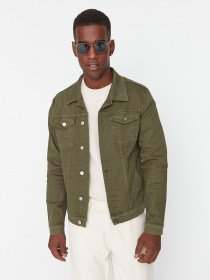 Джинсова куртка Trendyol Модель TMNSS20CE0113/Haki Фото