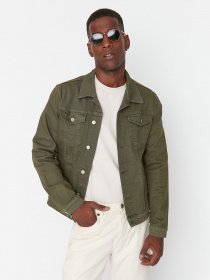 Джинсовая куртка Trendyol модель TMNSS20CE0113/Haki Фото